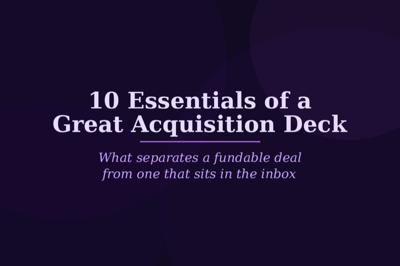 The 10-Slide Searcher Deck