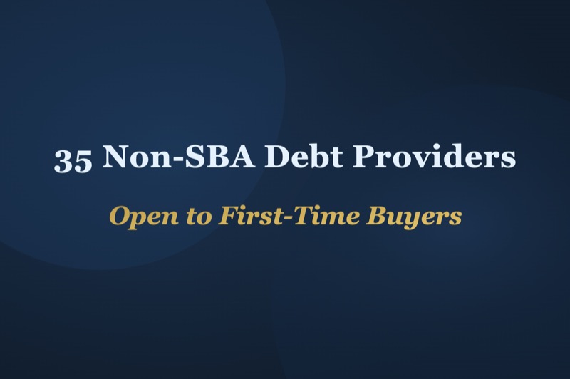 35 Non-SBA Debt Providers